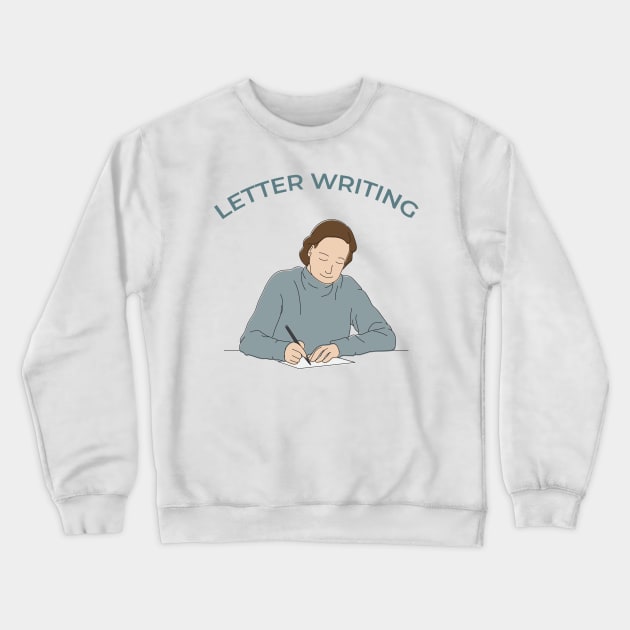 Letter writing Crewneck Sweatshirt by Ferdi Everywhere